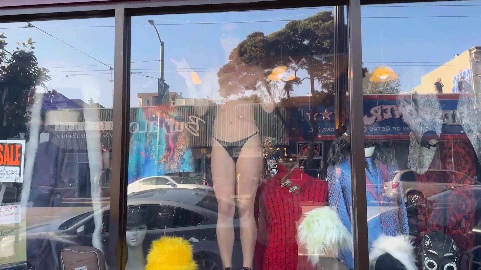 Dancing Naked In A Shop Window