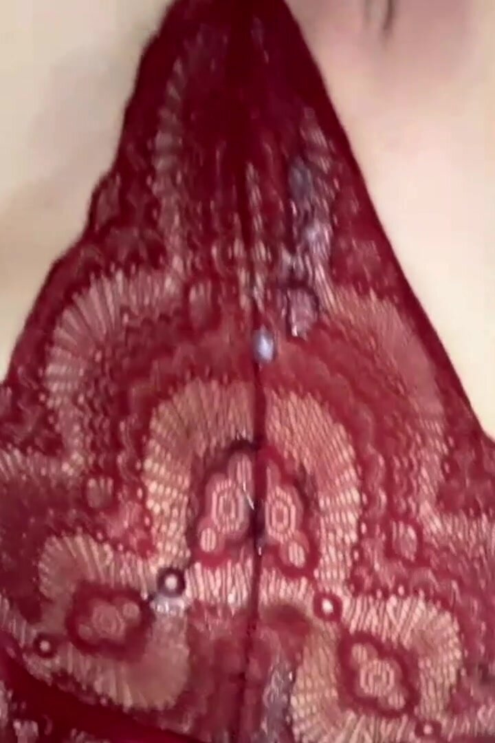 I think he liked this lingerie