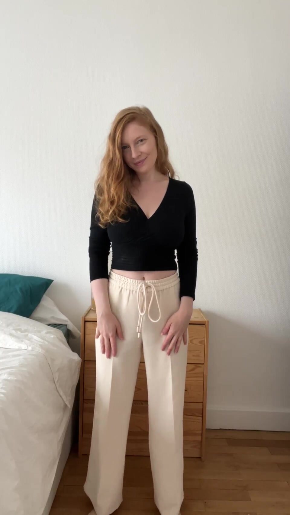 This is what happens when mother nature gives triple D's to a 5'2 redhead