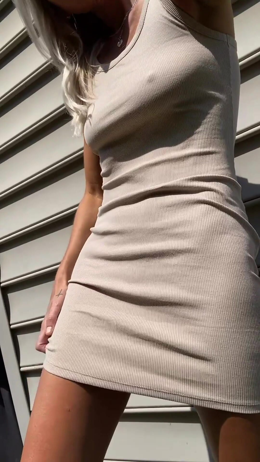 Nothing better than pissing in a dress outside on a beautiful day.