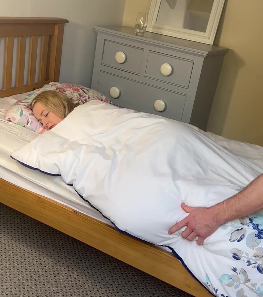 I always sleep naked just in case