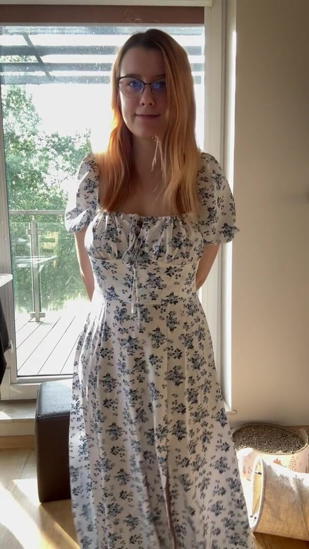 Innocent looks but not so innocent boobs