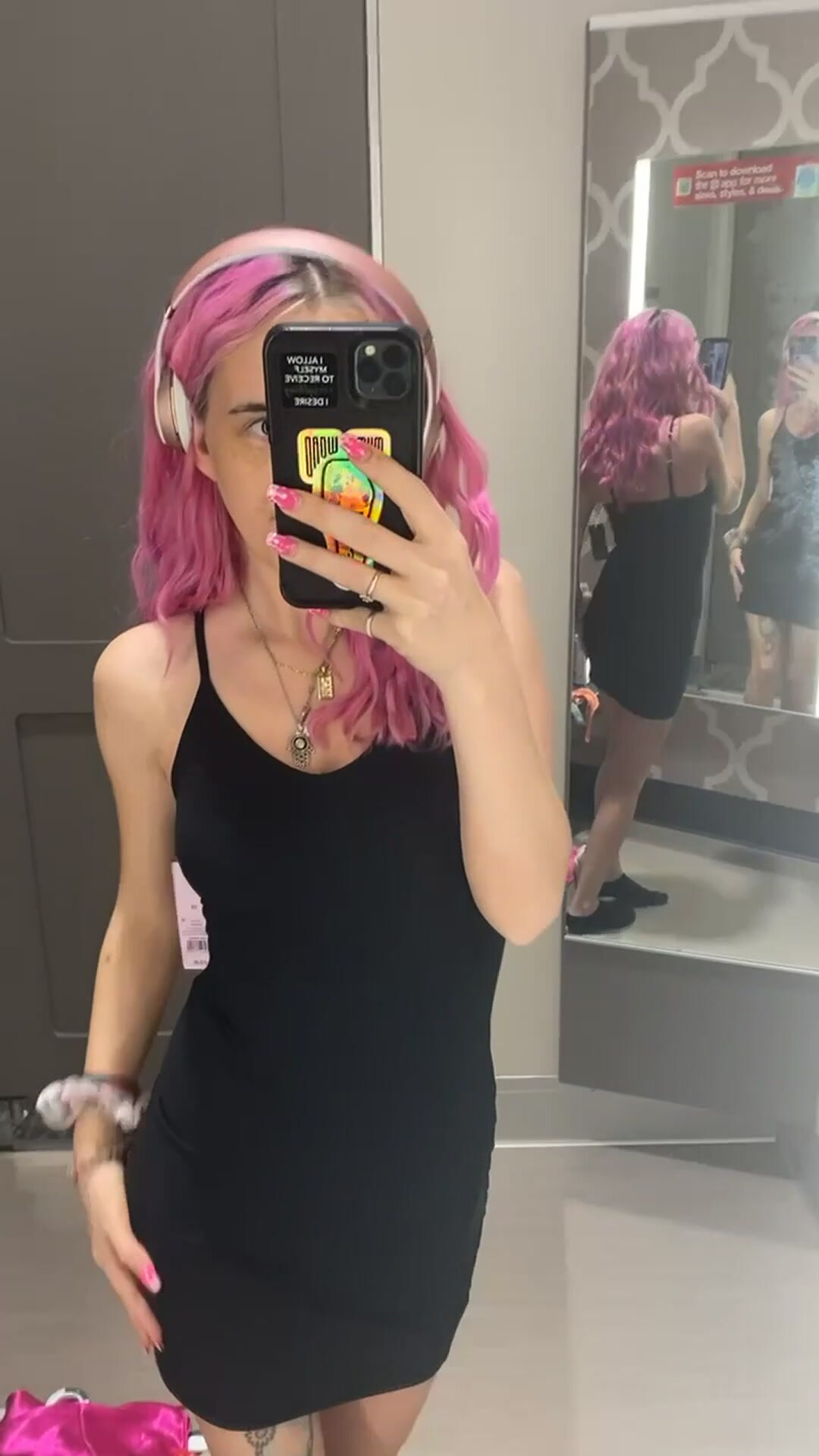 I have to try every dress before I buy it and make sure it’s easy to expose myself in