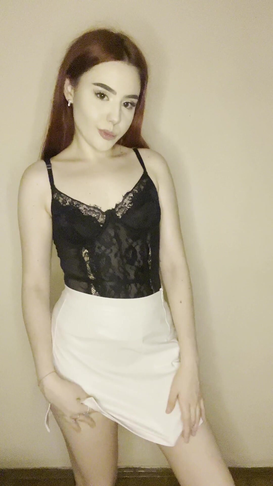 Would you let a hot domme with red hair peg you?