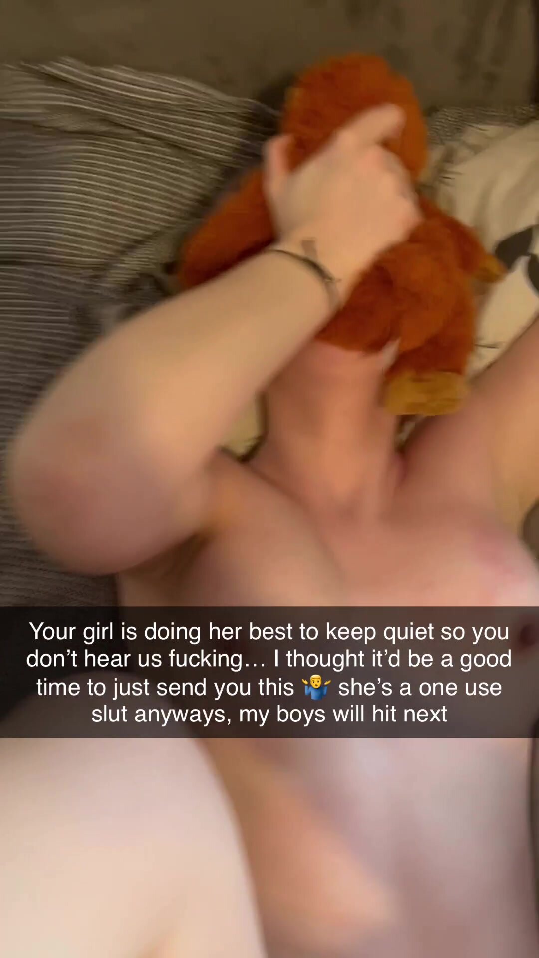 You were downstairs hosting the party