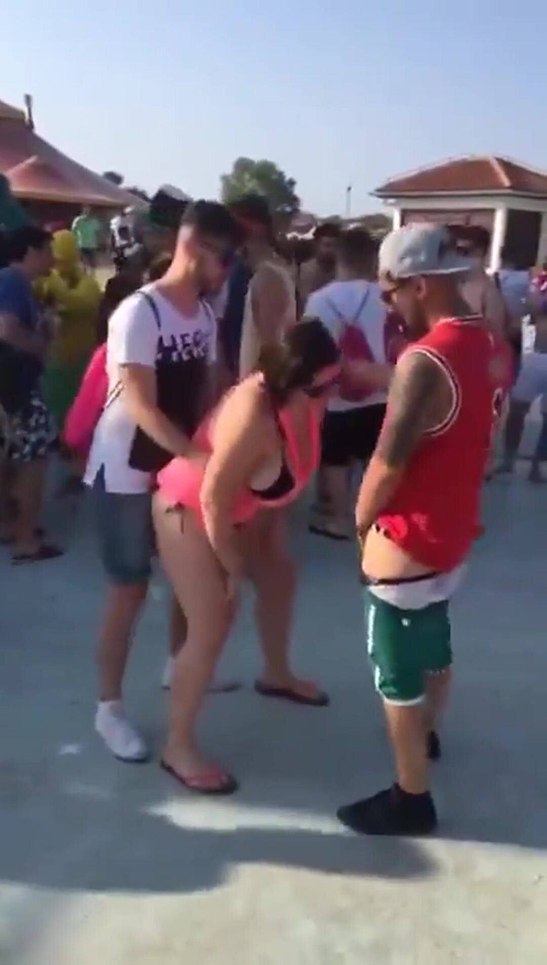 Public blowjob