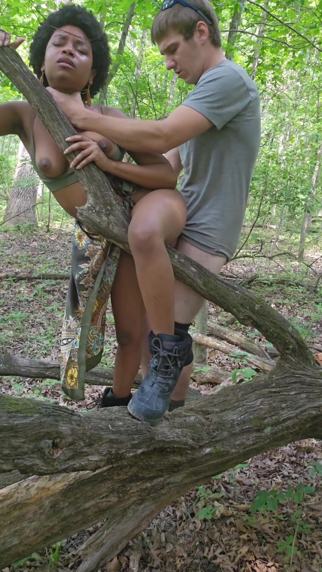 He filled me up on a tree