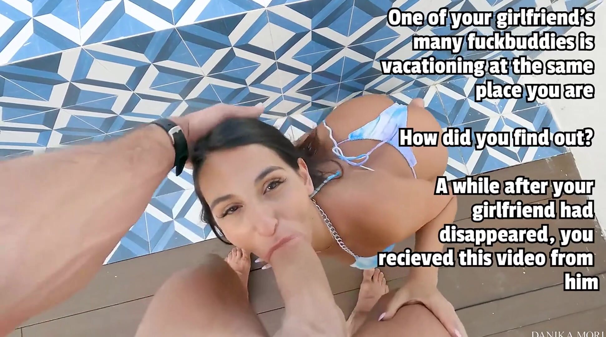 Guess she's spending the rest of the vacation with him