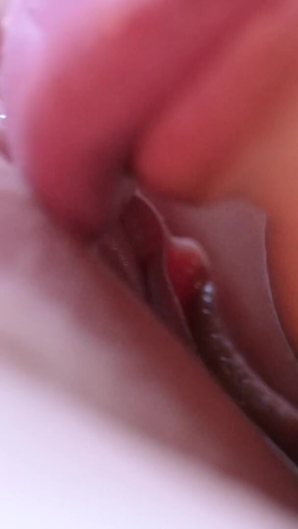 Close up clit licking