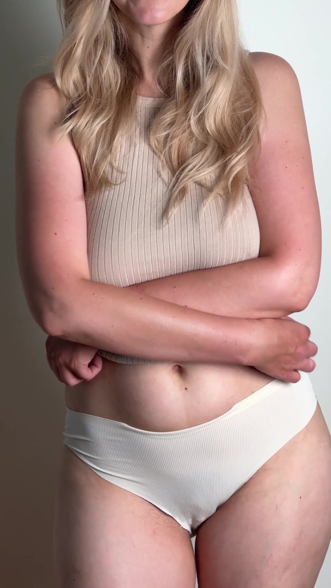 Just realized my husband's away for a while... and so are all my inhibitions