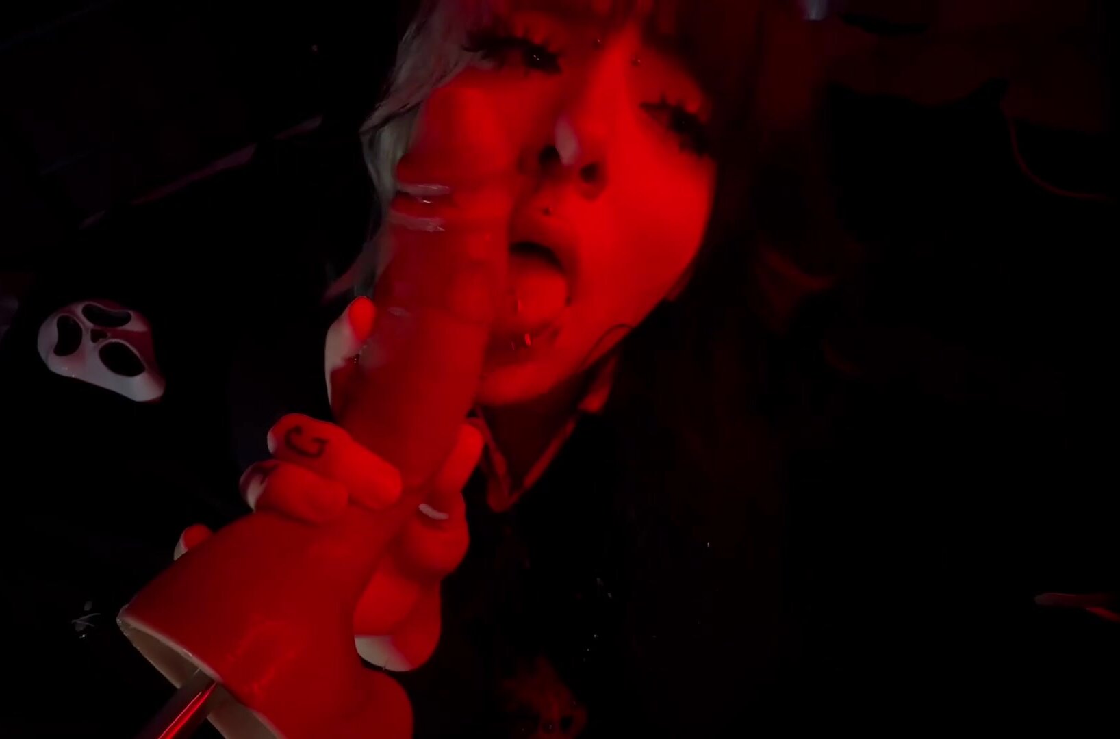 scary movies and throat?