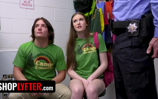 The camp girl Mgets caught Athena Heart and make her an object of gangbang