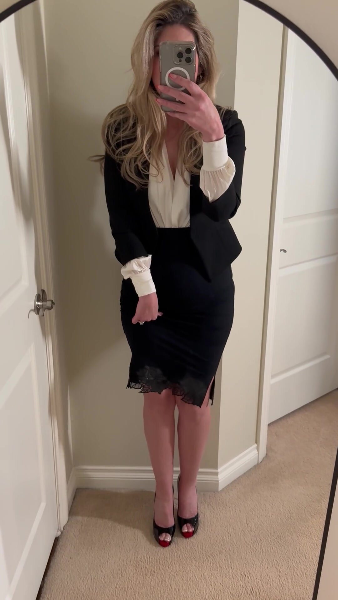 I'm ready for our meeting... your office or mine