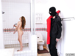 Petite Kimmy Granger is brutalized by her creative bf in mask