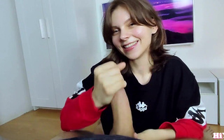 HiYouth's Sloppy Blowjob, Rough Doggy, and Creamy Facial.