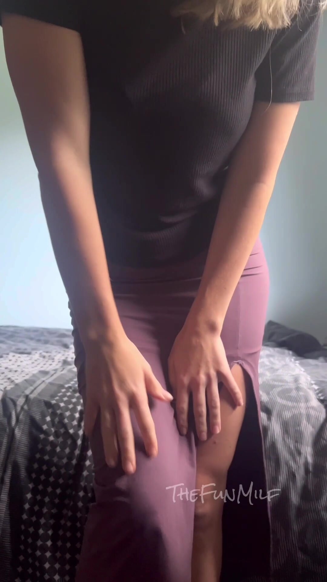 Straight home from work to show everyone I didn’t wear panties!