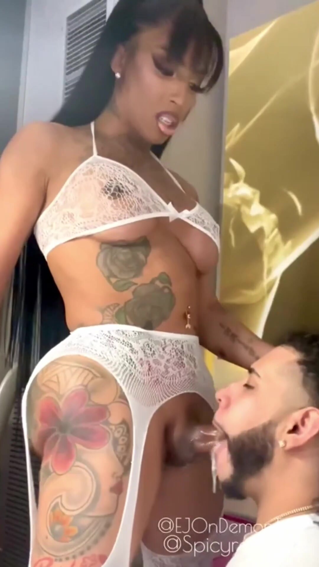 She likes it wet & sloppy