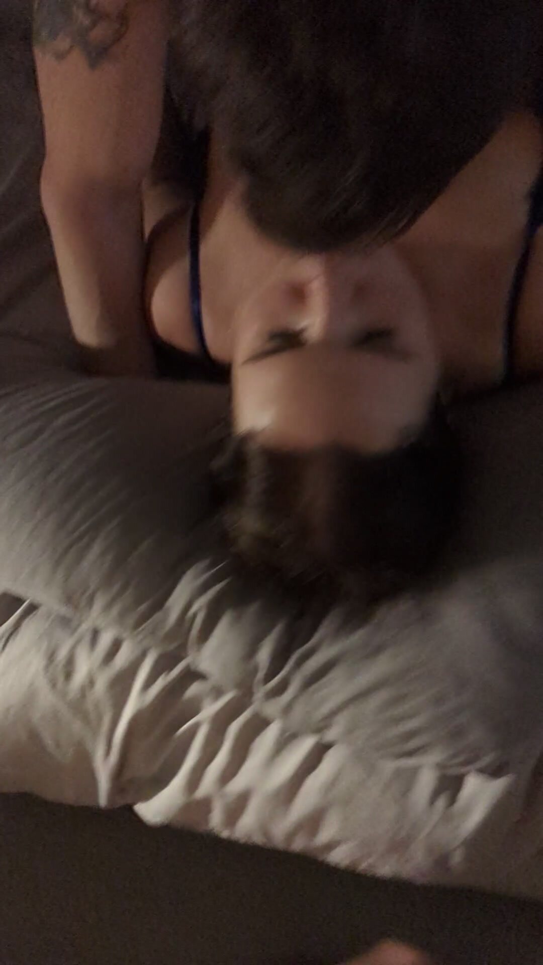 I film my wife, tied up tight, getting fucked hard by another man. Her moans are such a turn on to me as I video her taking his huge cock deep