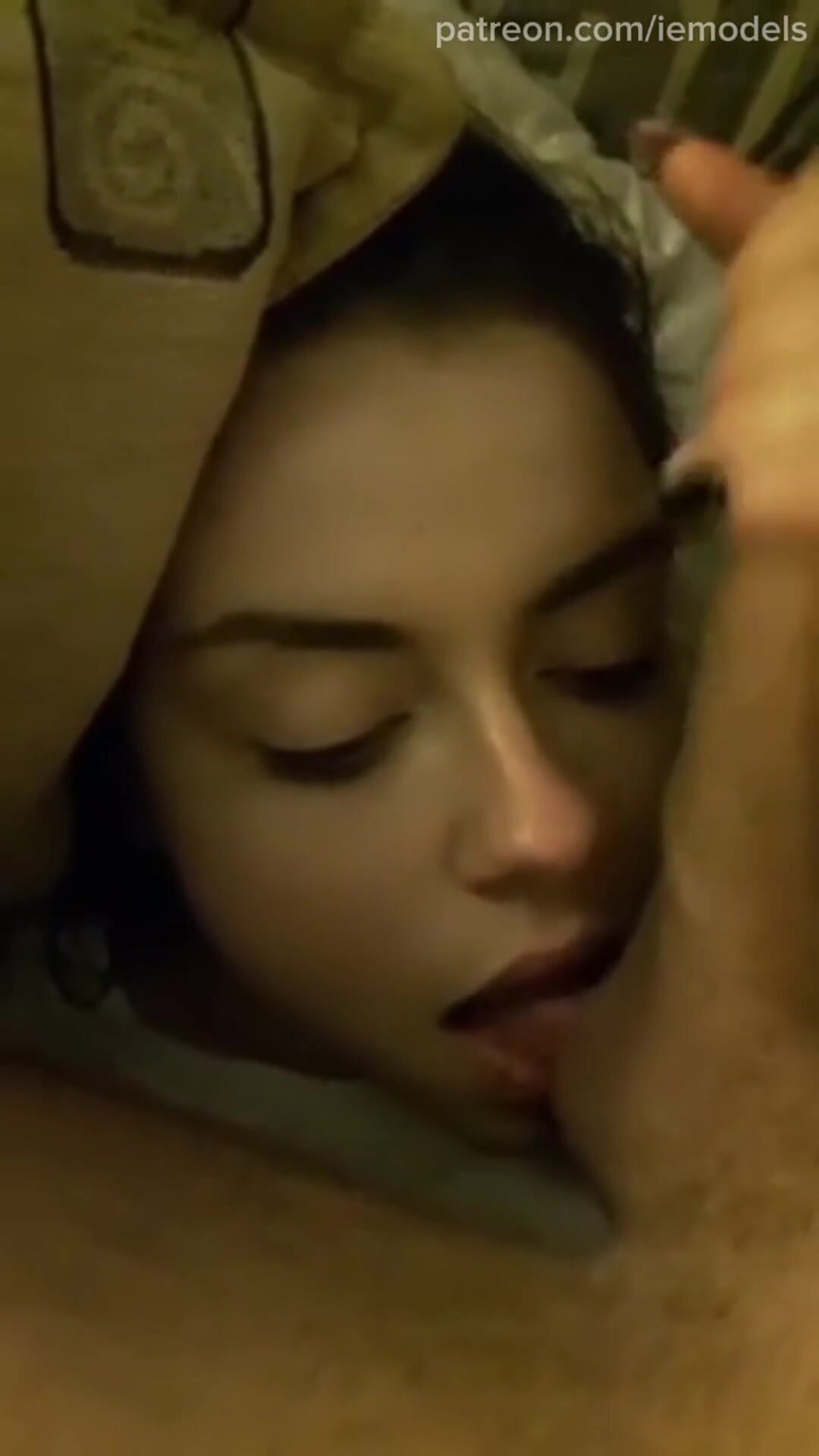 Gorgeous babe tenderly extracts his load then sucks it up.