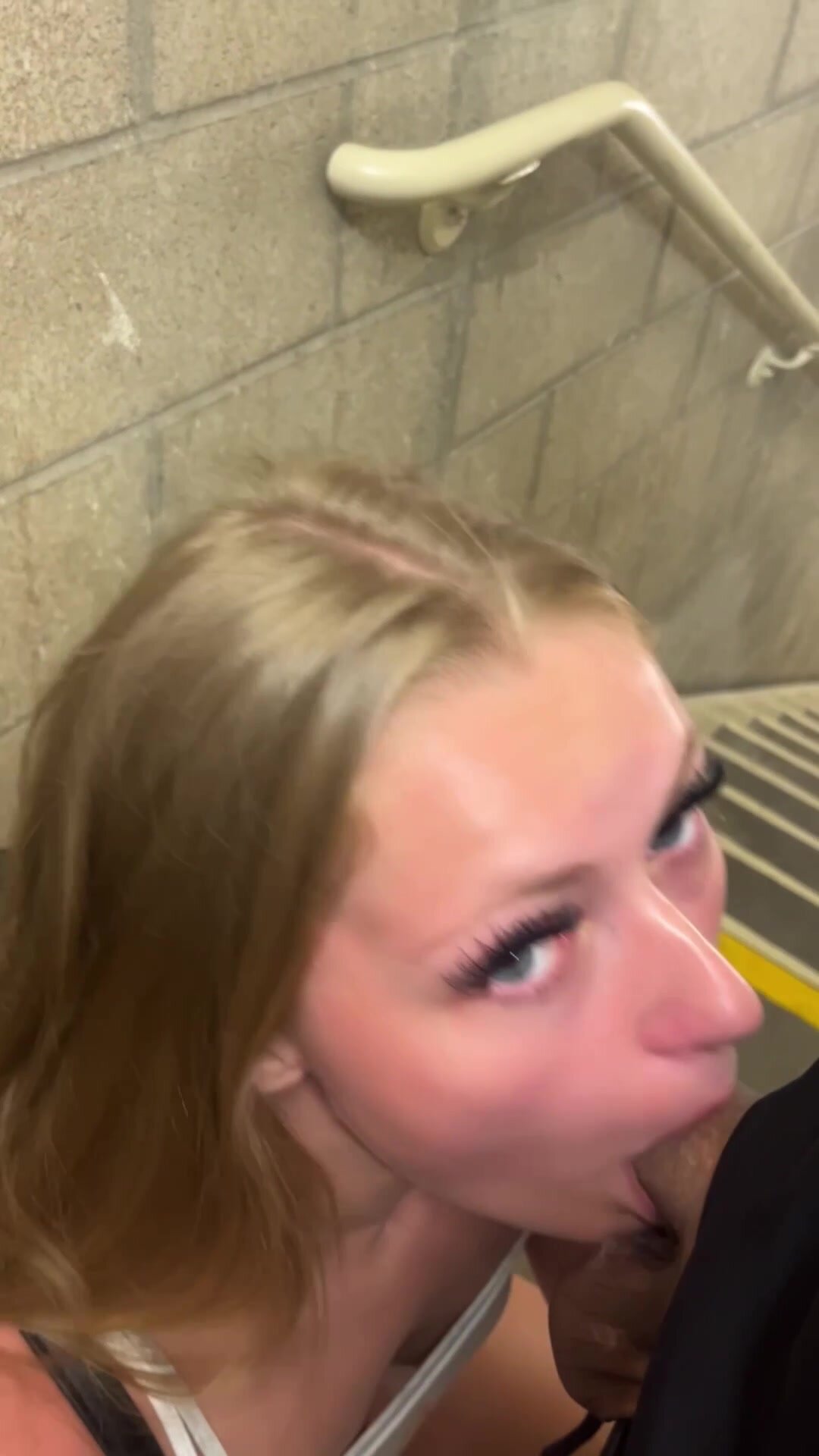 Took her to the beach but first I had to use her holes.