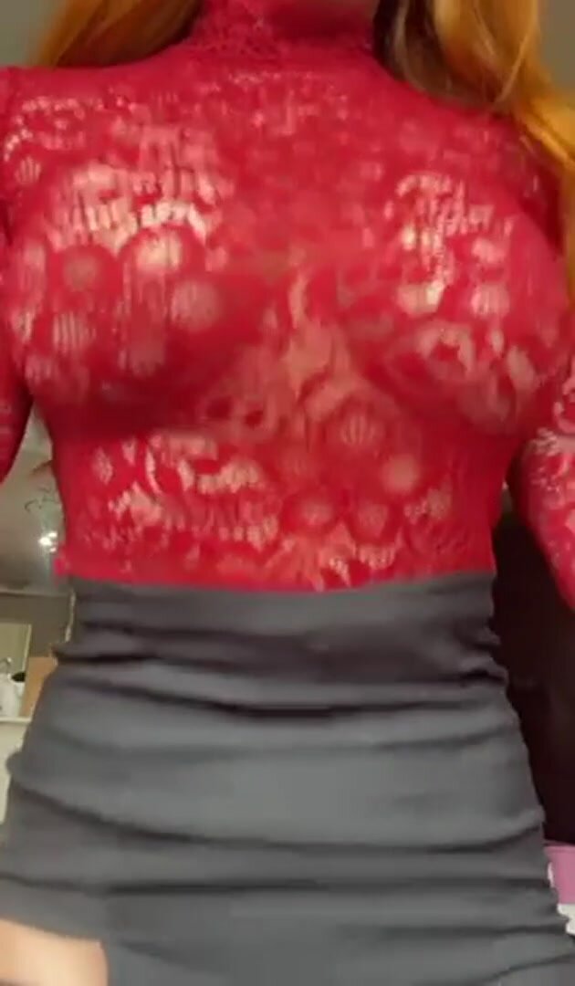 You can see them through the lace so let’s get them out already