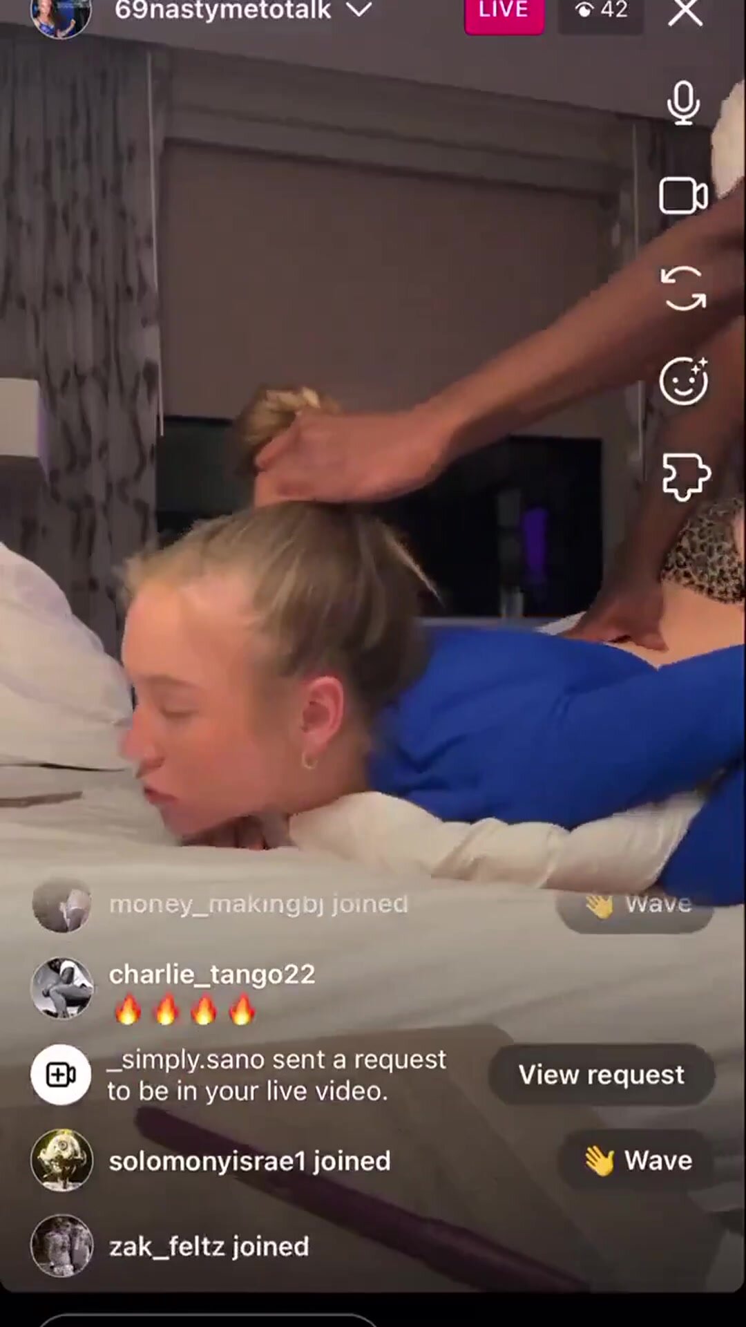 Can I fuck you on my live?