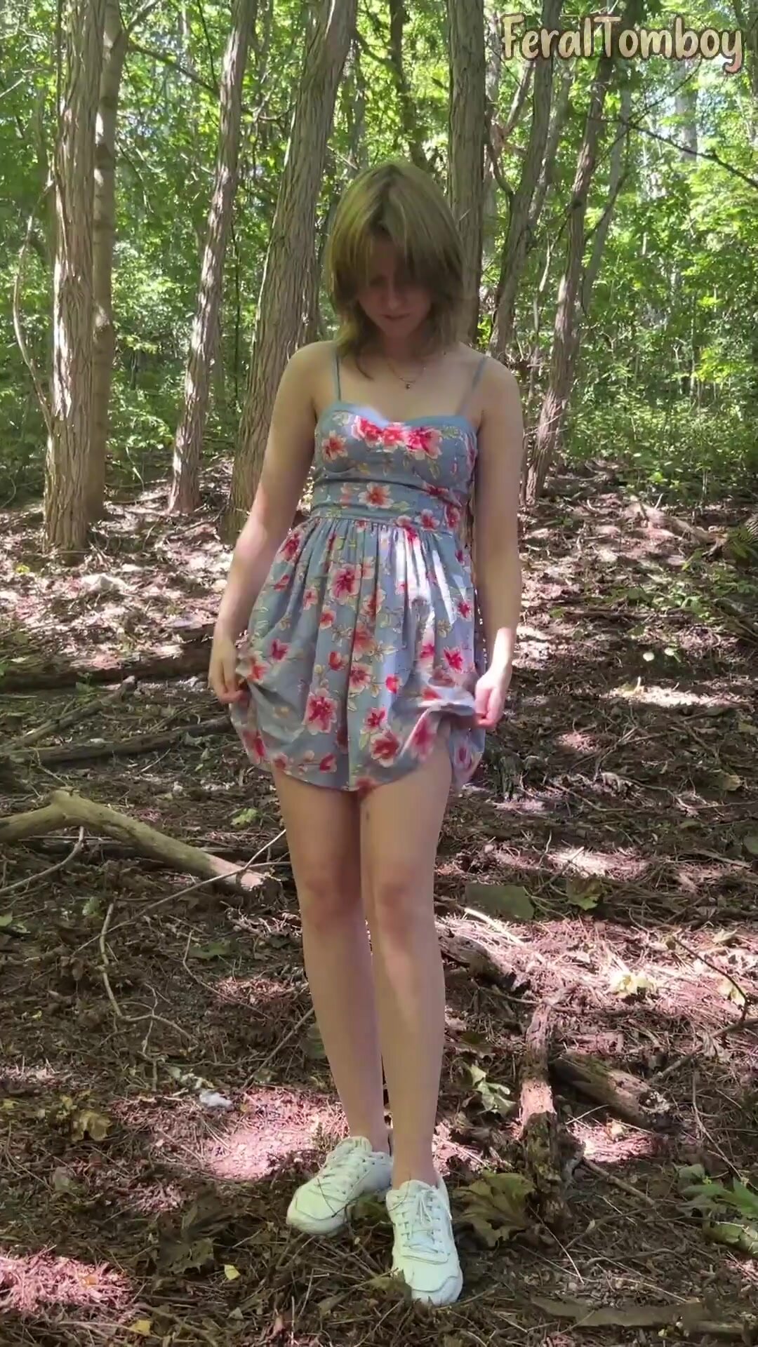 Undressing In Forest :3