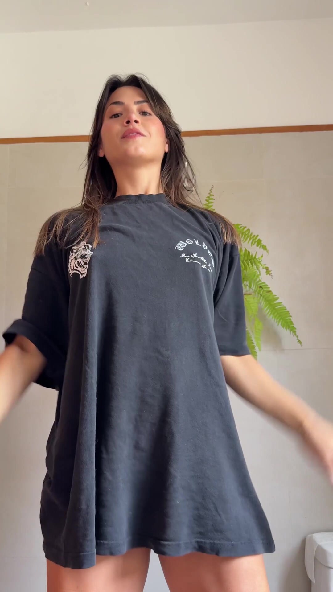 Yeah, the shirt had to go haha