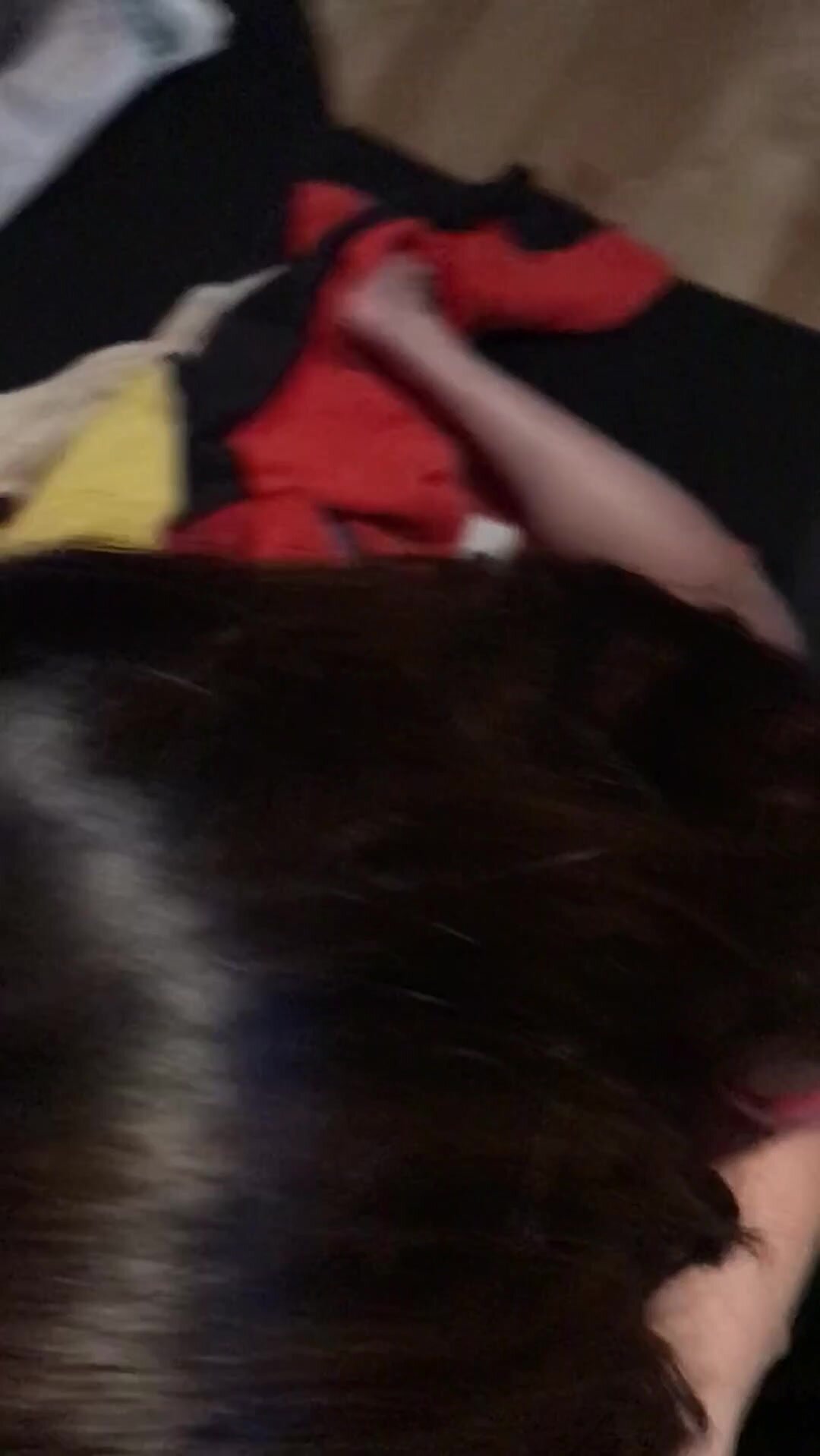 One drink in and she’s sucking cock at the frat house…