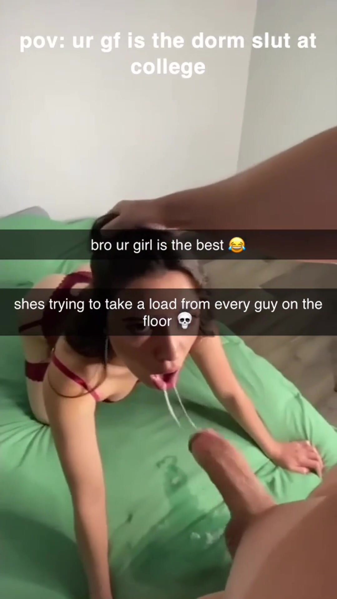 your girlfriend's trying to break a record