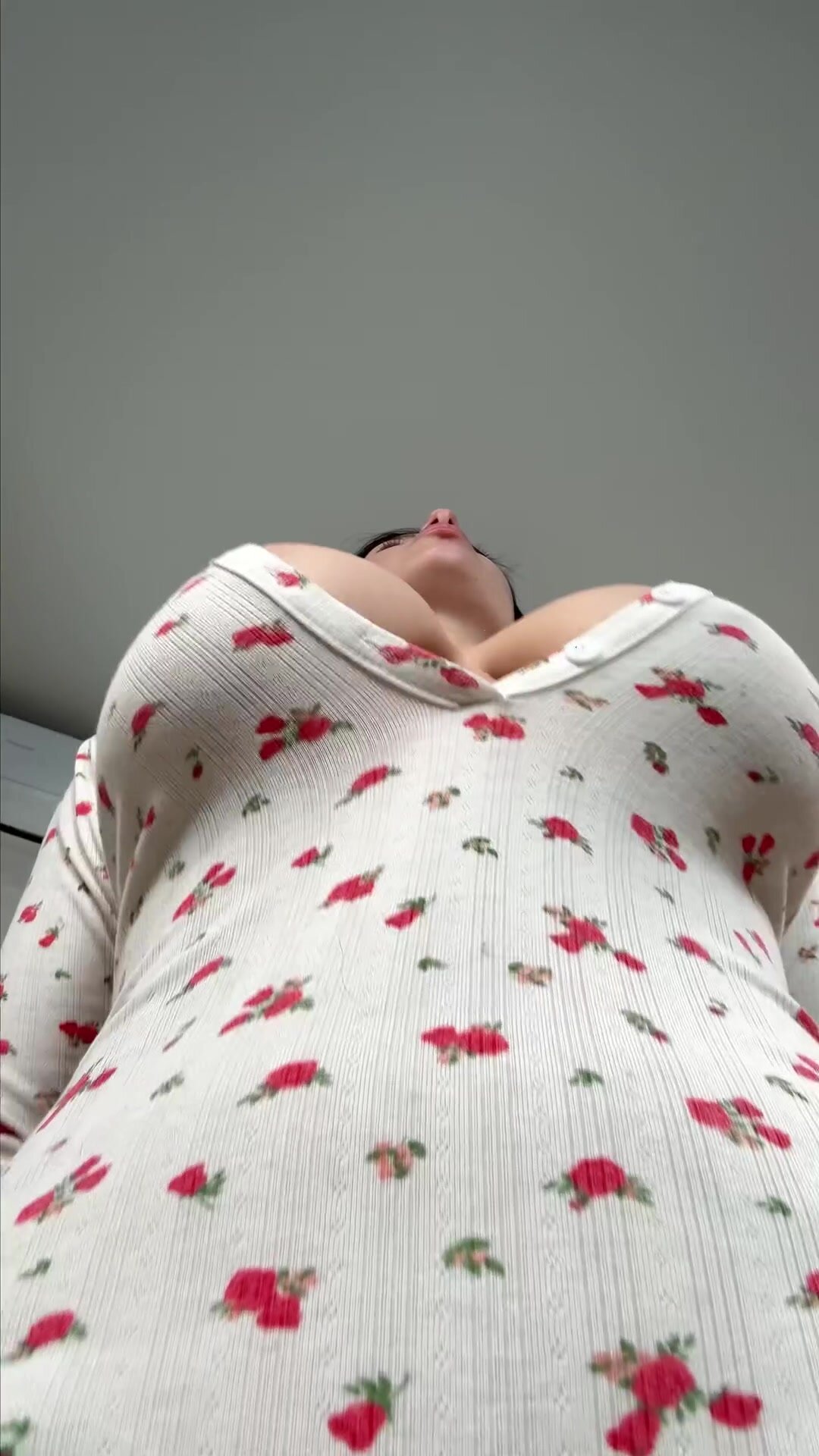 My perky tits bounce wildly while I ride you deep