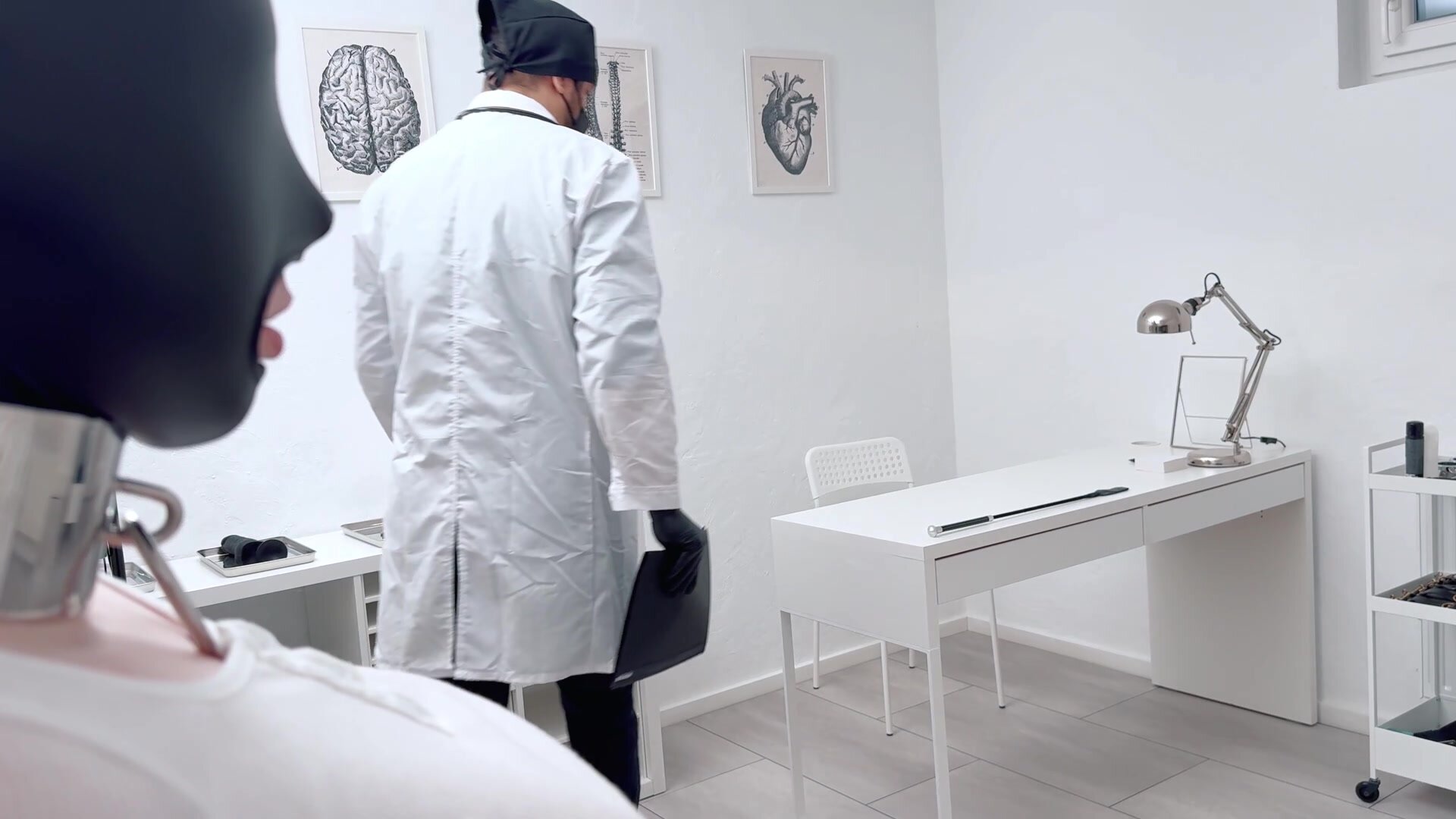 restrained, examined, and tested—every inch responding on command