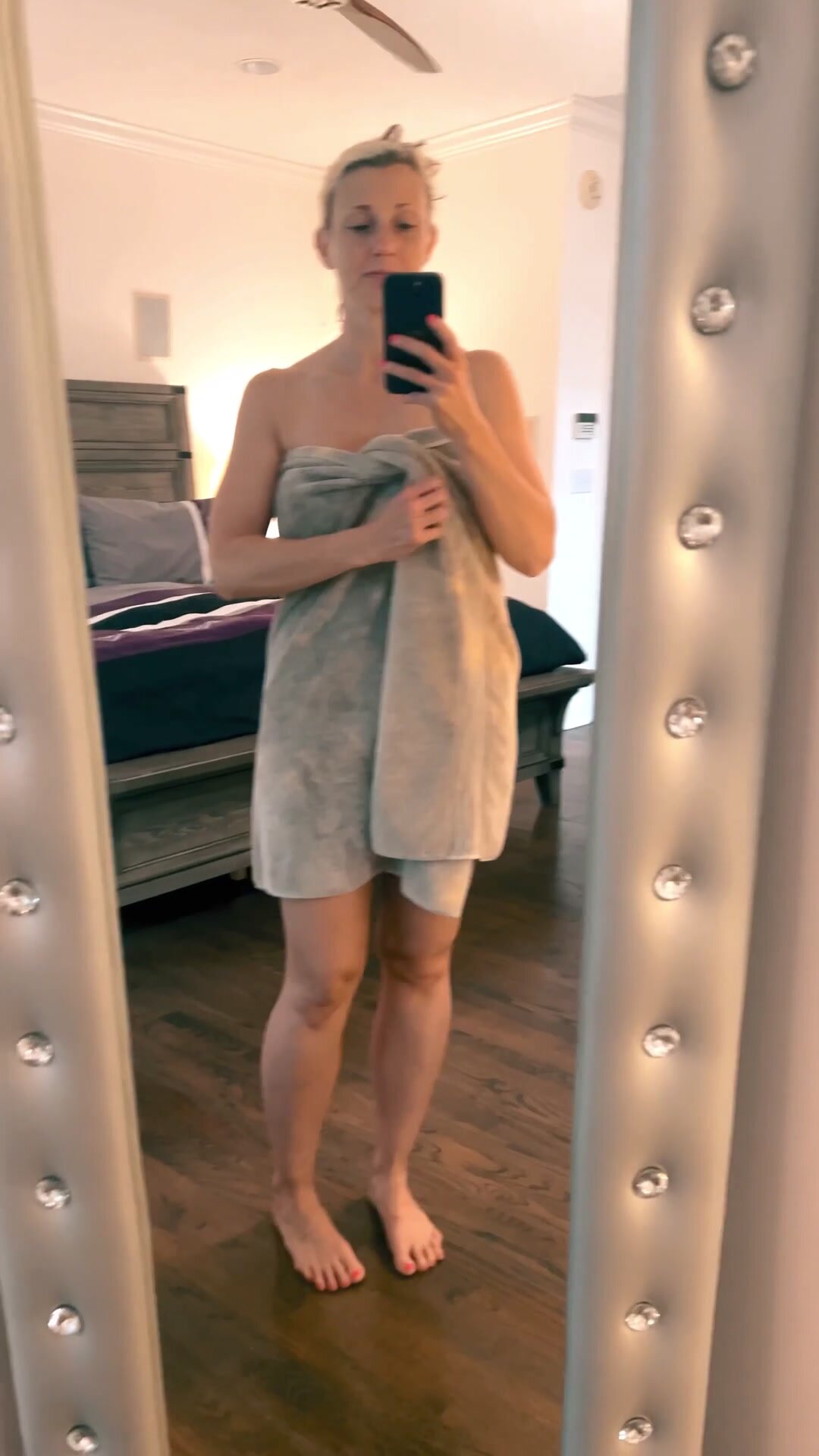 Fresh from the shower