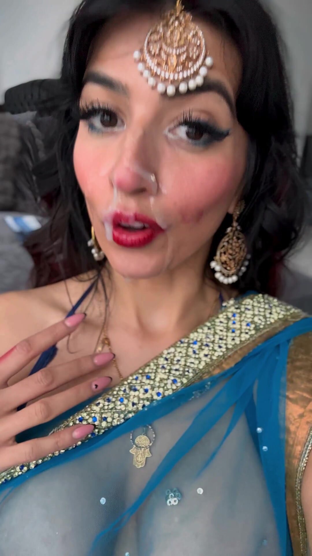 I love being a cum covered Pakistani slut