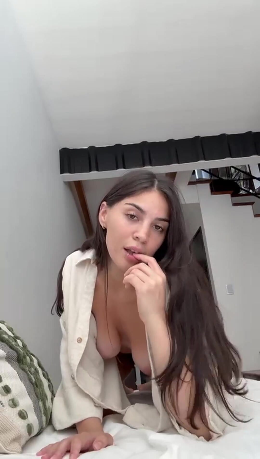 Letting them hang freely