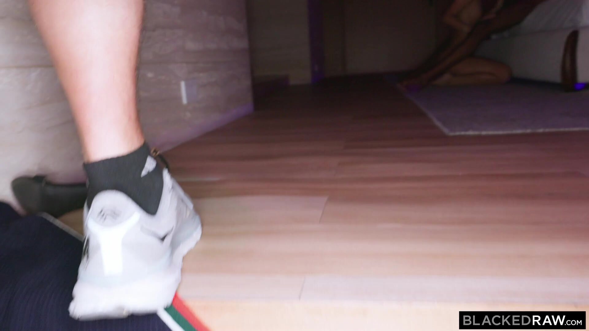 Boyfriend walks in on girlfriend sucking the biggest cock she's ever had