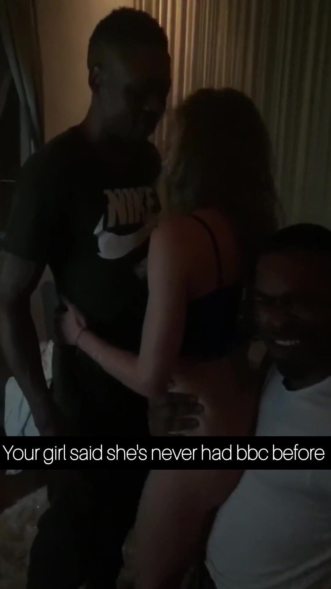 Your girl went to a party, and a few hours later you receive these videos of her having some fun!