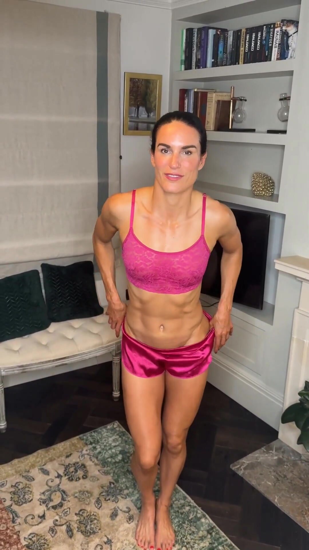 Do you prefer natural or enhanced tits on a body this fit and lean?
