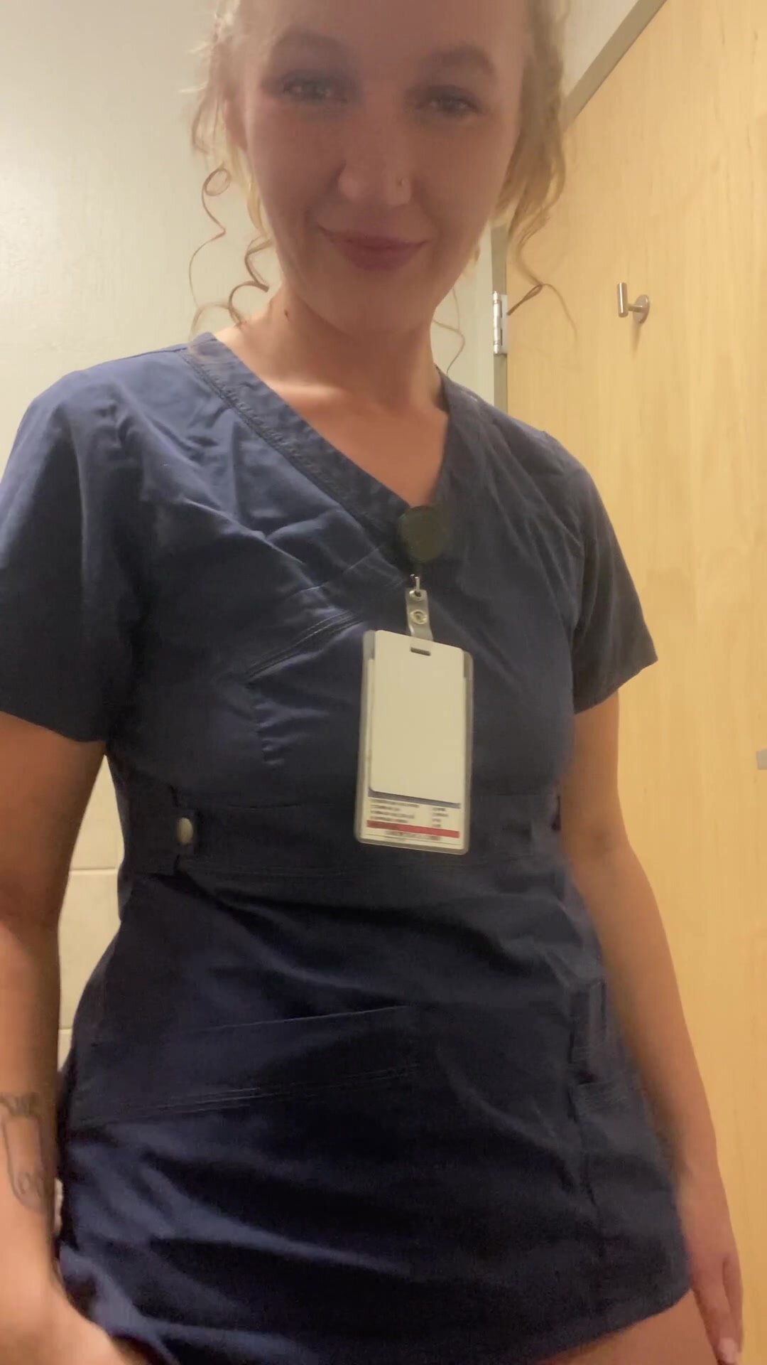 WouId you be happy to have a nurse with a full bush taking care of you?