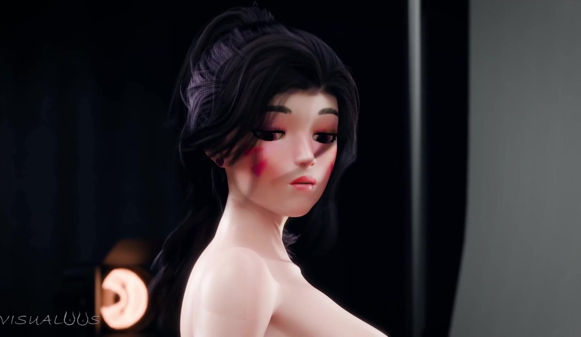 Influencer Bombshell D.Va’s photoshoot turns into a Hot threesome visualoos