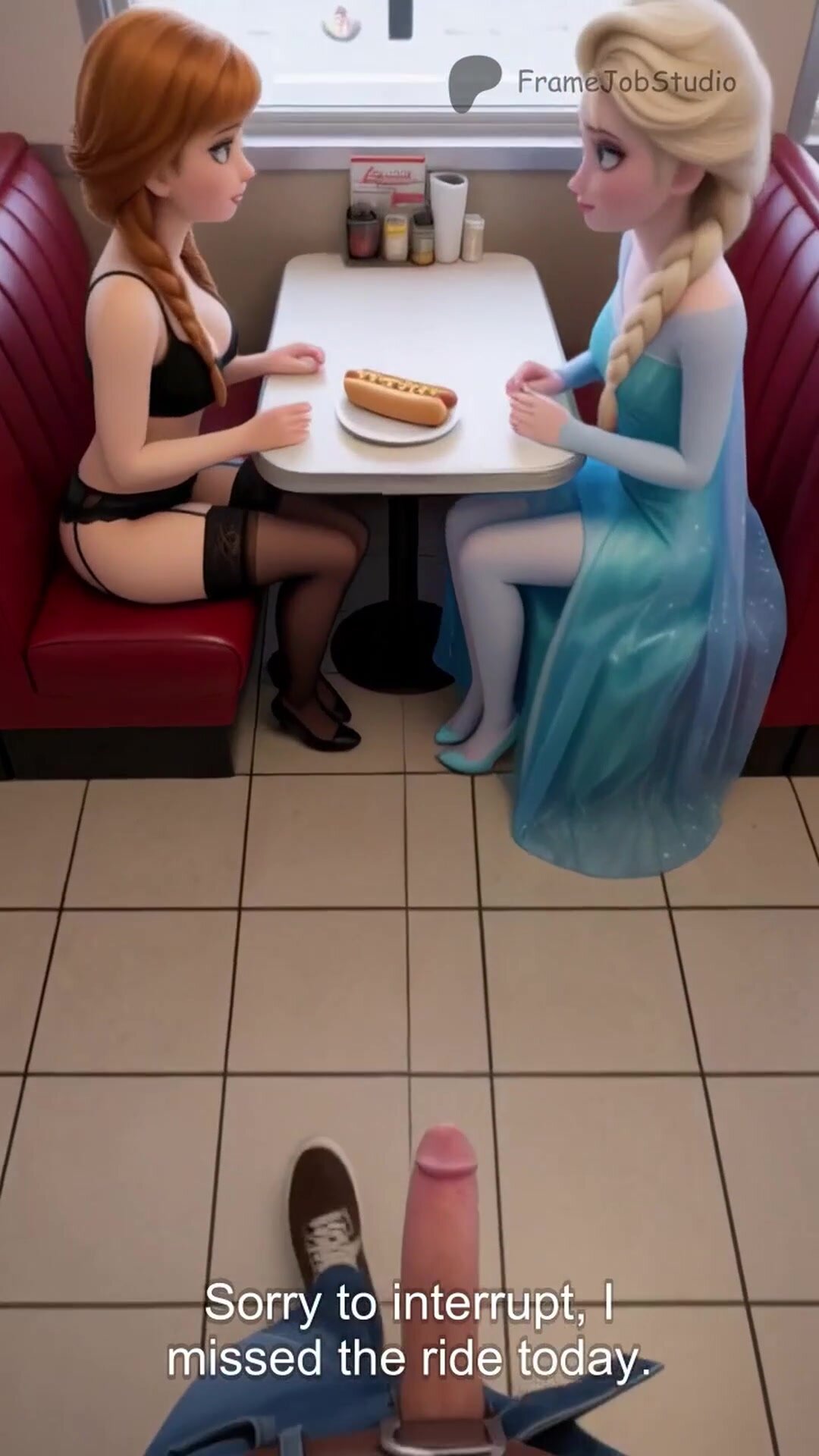 You missed the last ride at Disneyland for adults, but Elsa and Anna help you out...