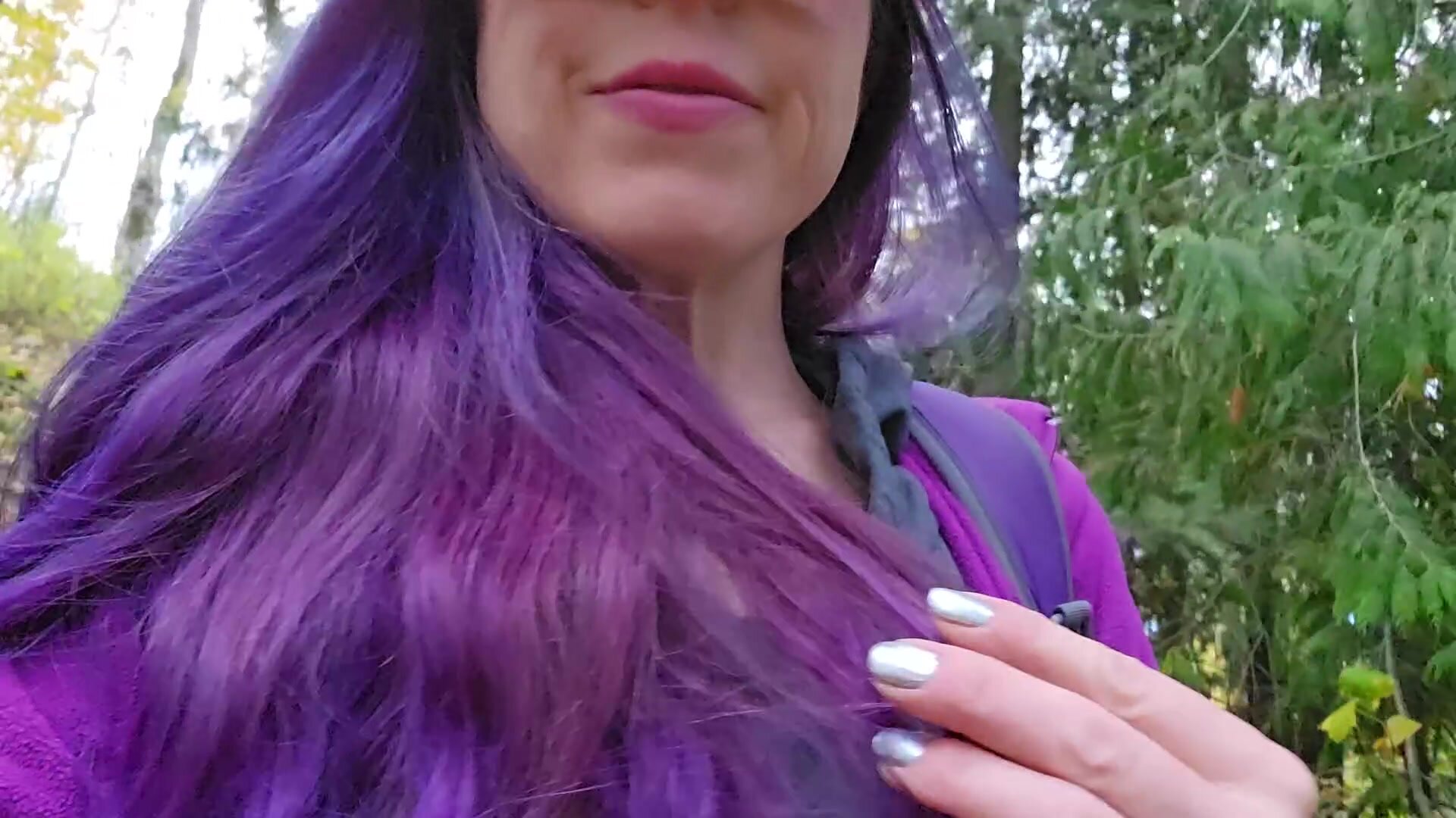 Nature pee POV