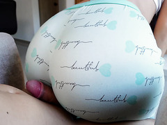 Stepsis in mint pants wants a load left inside her pussy now