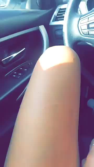 My wet pussy while masturbating in the car...