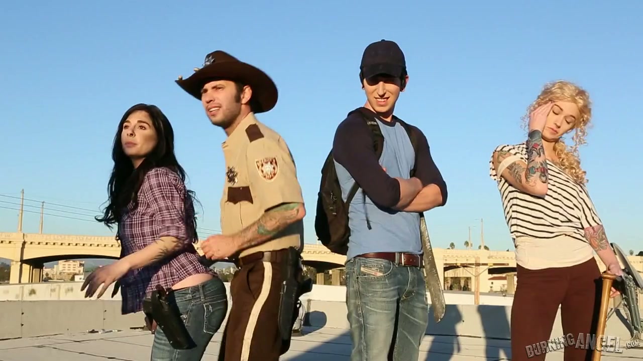 The Fucking Dead - Carl pounds sexy zombie slut Sierra Cure
