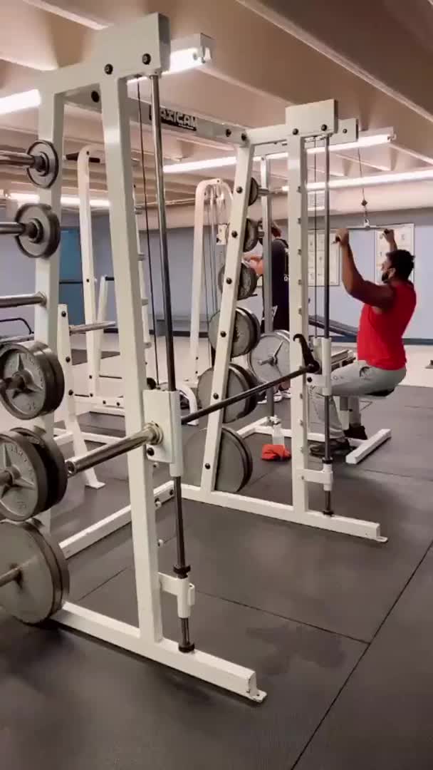 Hanging out at the gym Gif