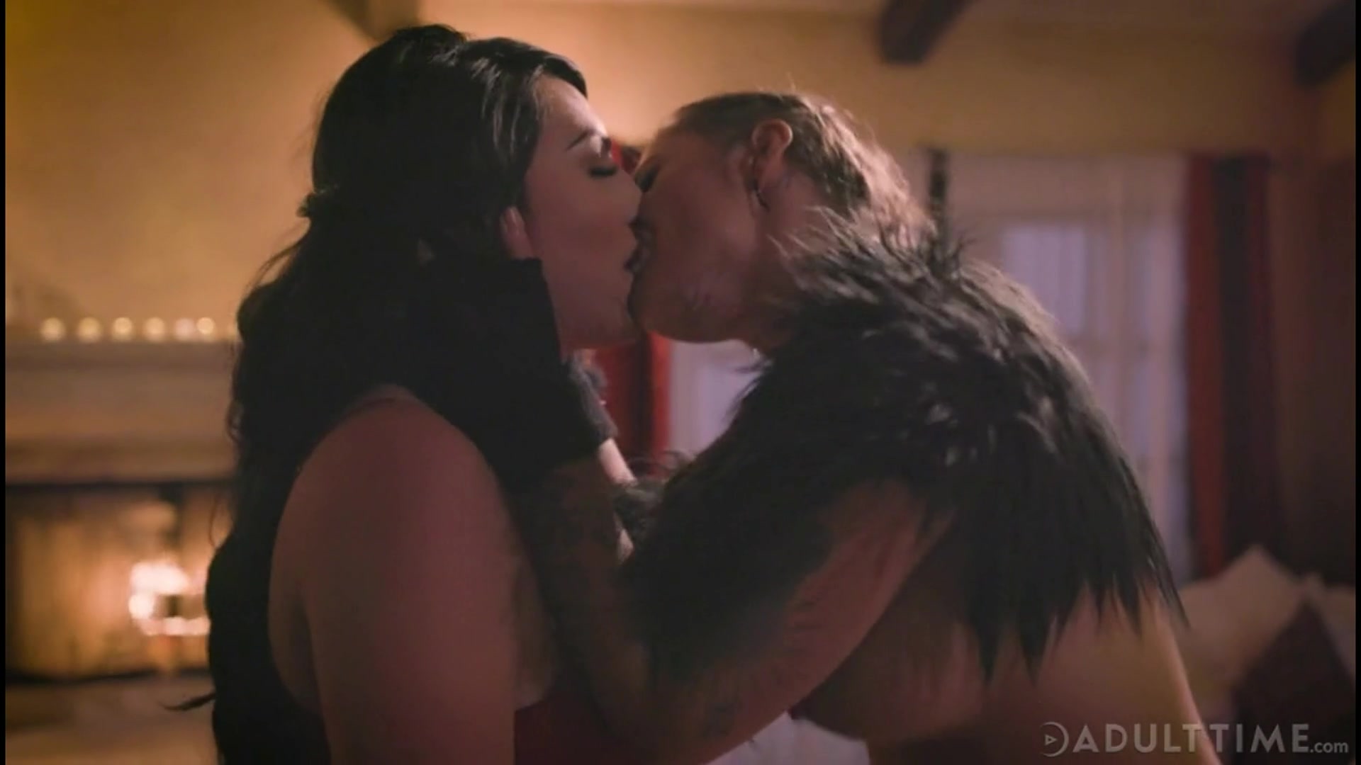 Gorgeous Chanel takes on tattooed babe Kleio