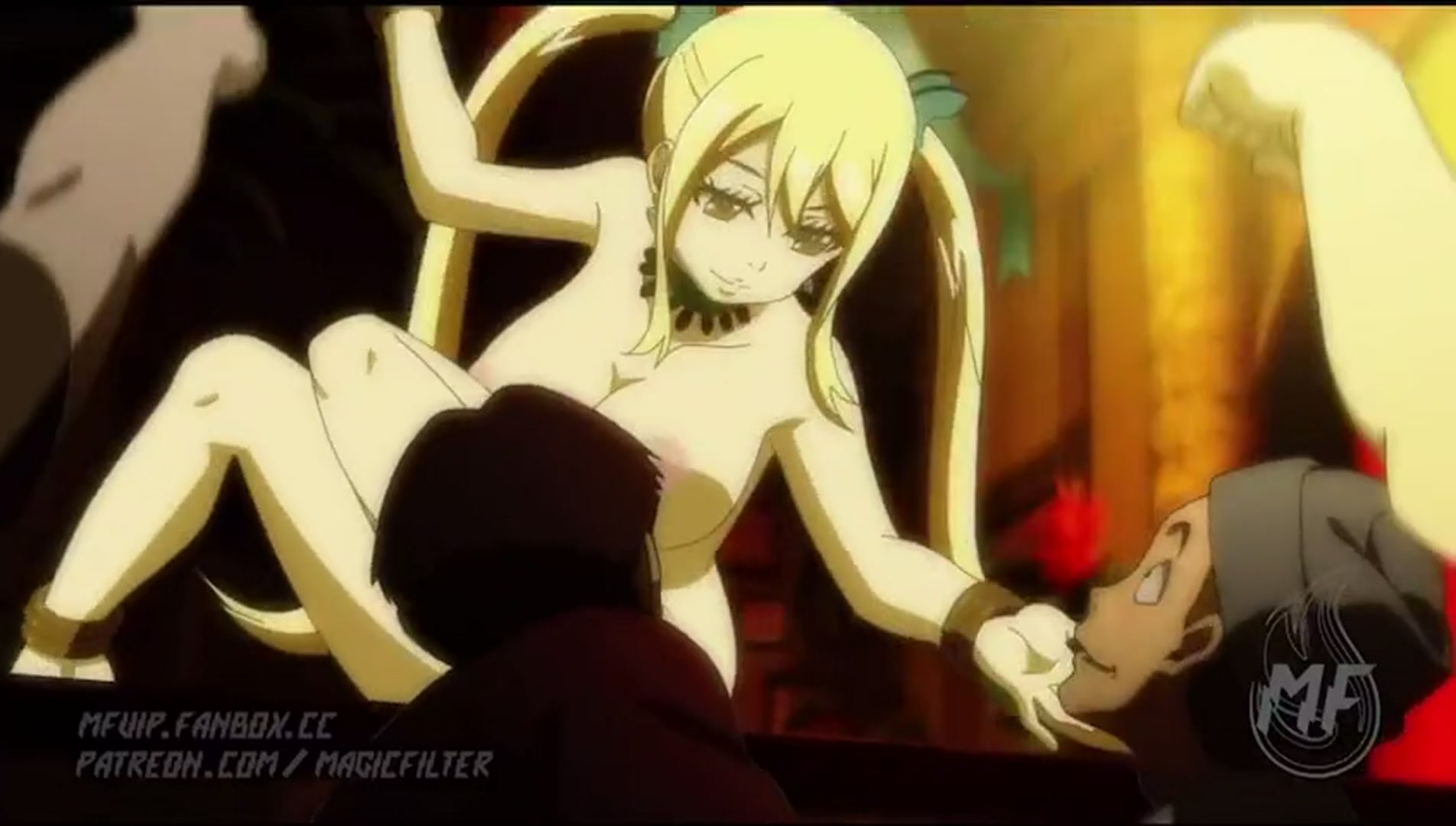 Lucy Heartfilia dancing Magic_Filter Fairy Tail