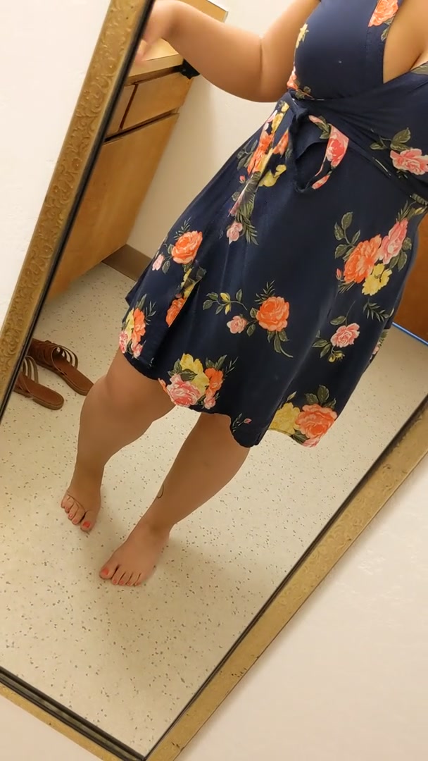 Wanna take a peak under my dress?