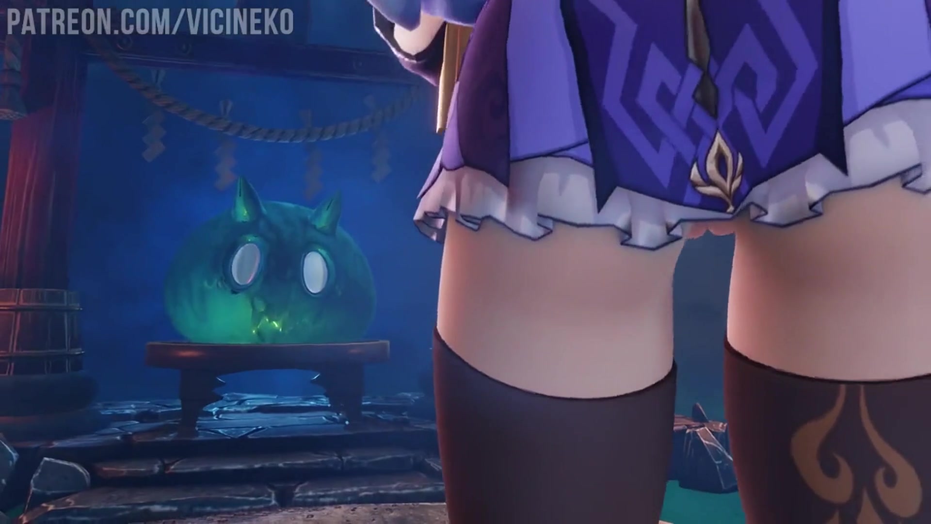 Keqing's Slime Seed Collection Quest 10% Complete ViciNeko Geshin Impact